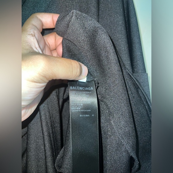 BALENCIAGA 3B Sports Icon Ski Long Sleeve T Shirt Black Size M - Picture 6 of 12